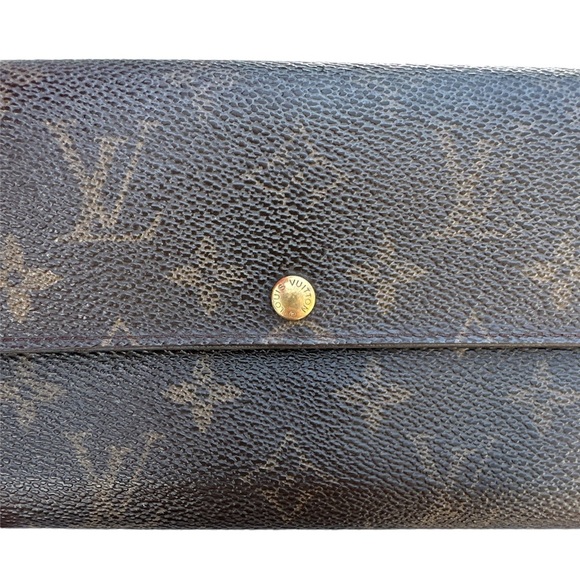 -TH0091 Vintage Louis Vuitton Long Sarah Wallet - Picture 2 of 11